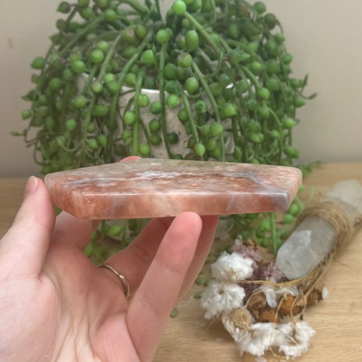 Pink Amethyst / Flower Agate Slab (H846)
