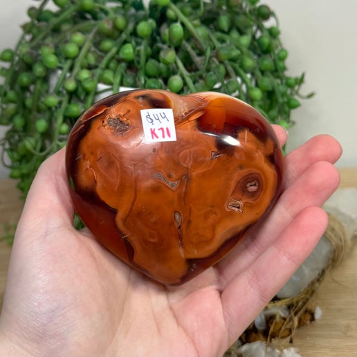 Carnelian Heart (K71)