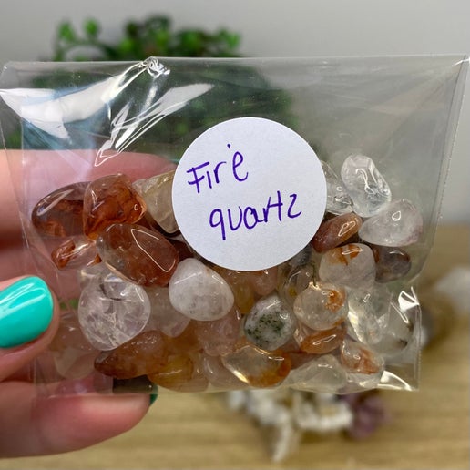 Fire Quartz 50Gram Chip Bags