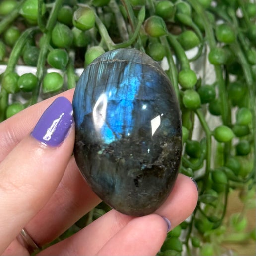 Labradorite Palm Stone (K858)