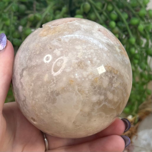 Pink Amethyst Sphere (I314)