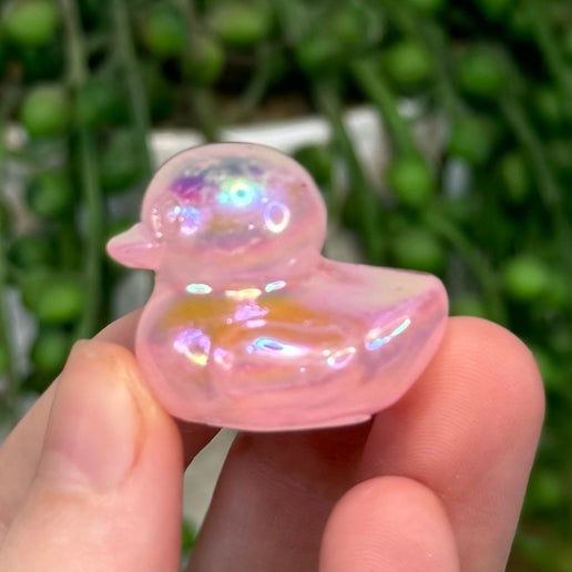 Aura Rose Quartz Duck (M145)