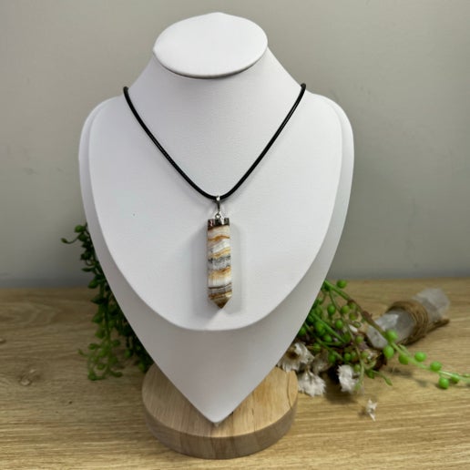 Brown Aragonite Necklace (J149)