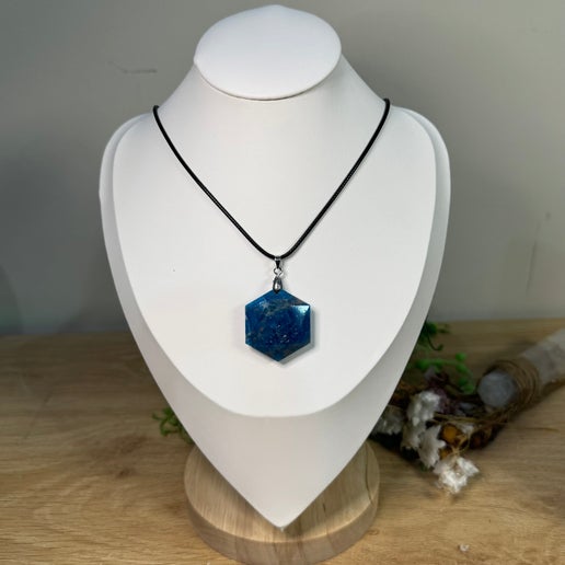 Blue Apatite Necklace (J514) (J516)