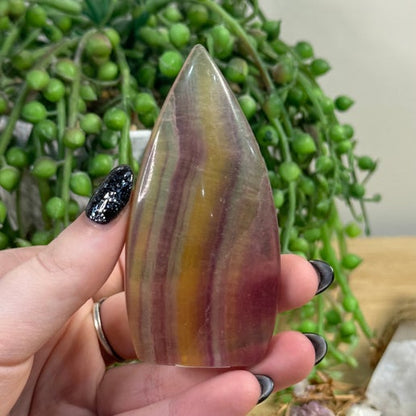 Rainbow Fluorite Arch Free Form (D690)