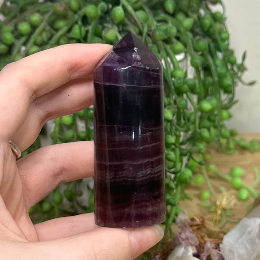 Purple Fluorite Cylinder Point (K802)