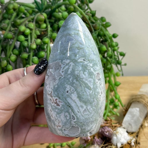 Moss Agate Arch Free Form (G463)