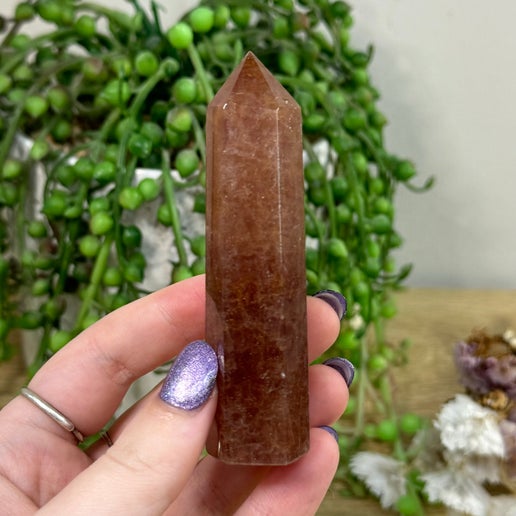 Strawberry Quartz Point (C293)