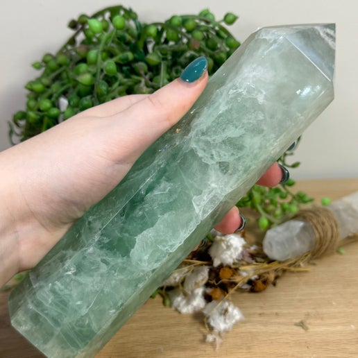 Green Fluorite Tower (J833)
