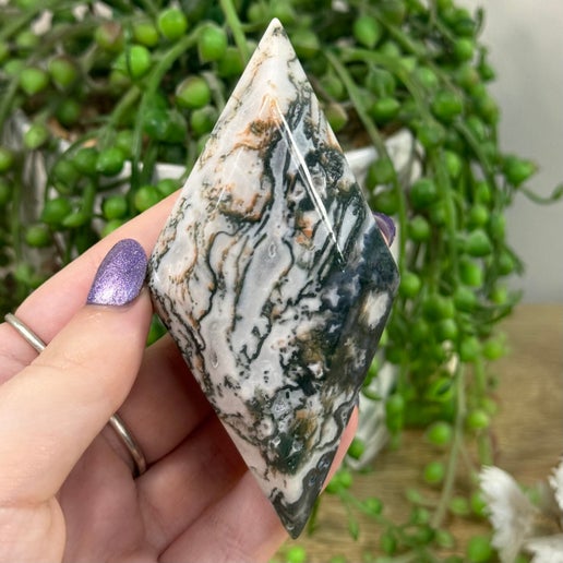 Moss Agate Diamond (D256)