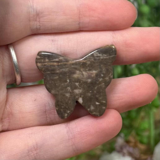 Rhodonite Butterfly Air Con Vent Clip