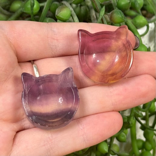 Fluorite Mini Cat Bowls