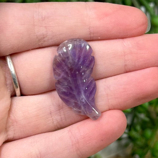 Dream Amethyst Small Feather