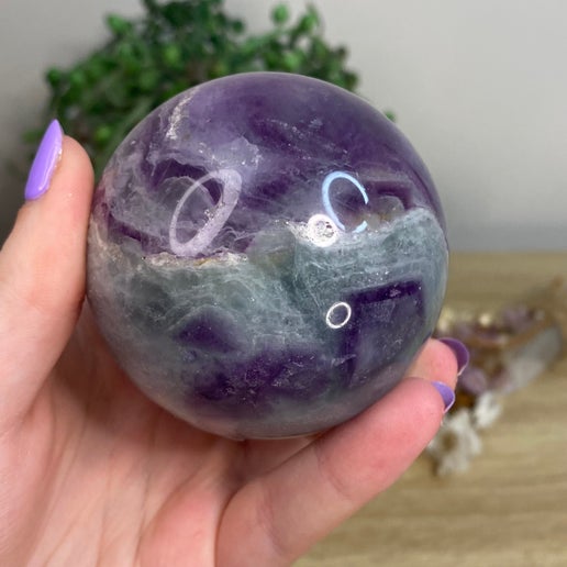 Rainbow Fluorite Sphere (D270)