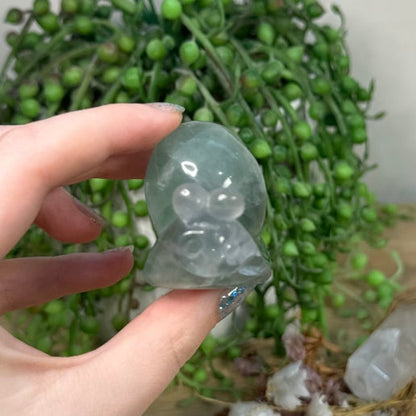 Green Fluorite Snail (J828)