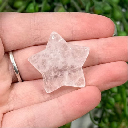 Clear Quartz Small Star