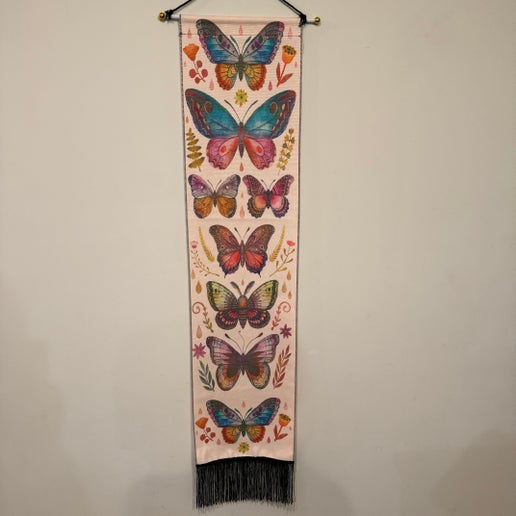 Rainbow Butterfly Tapestry