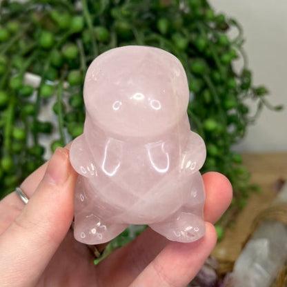 Rose Quartz Chubby Dino (M174)