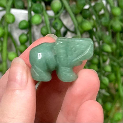 Green Aventurine Small Elephant