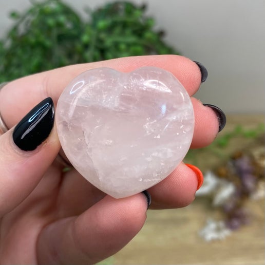 Rose Quartz Heart (B311)