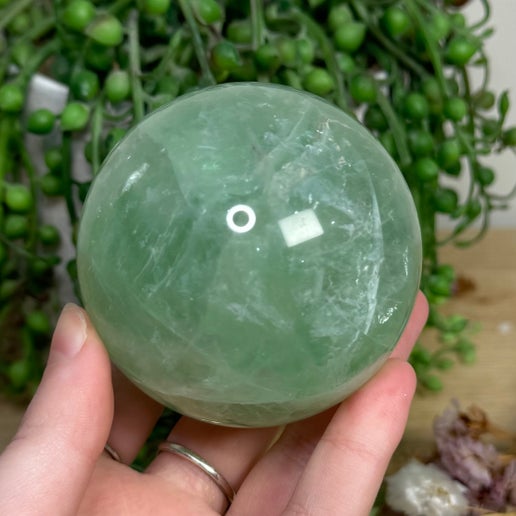 Green Fluorite Sphere (L810)