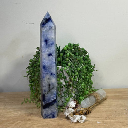 Blue Afghanite Tower (L103)