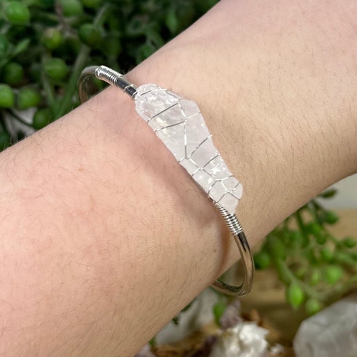 Clear Quartz Bangle