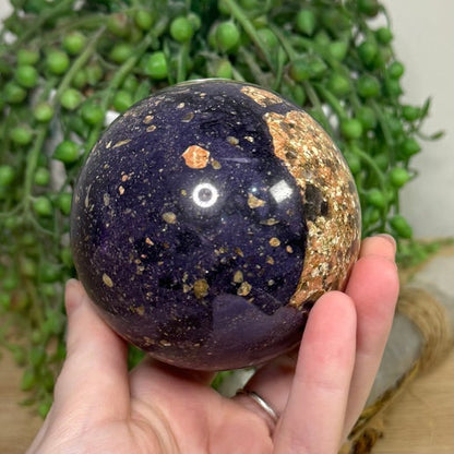 Purple Fluorite Root Sphere (K566)