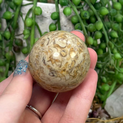 Caligraphy Stone Sphere (G414)