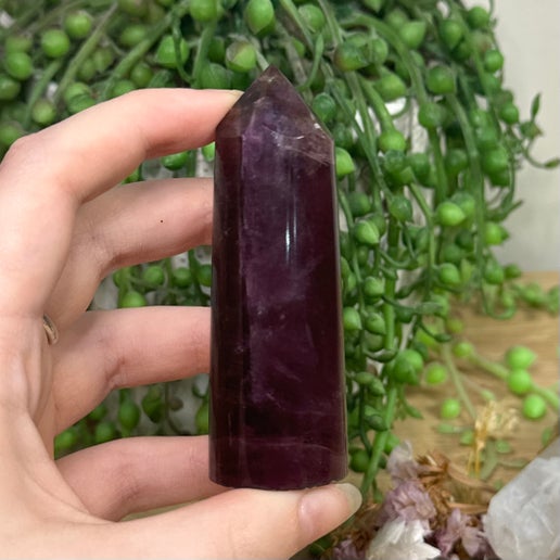 Purple Fluorite Cylinder Point (K801)