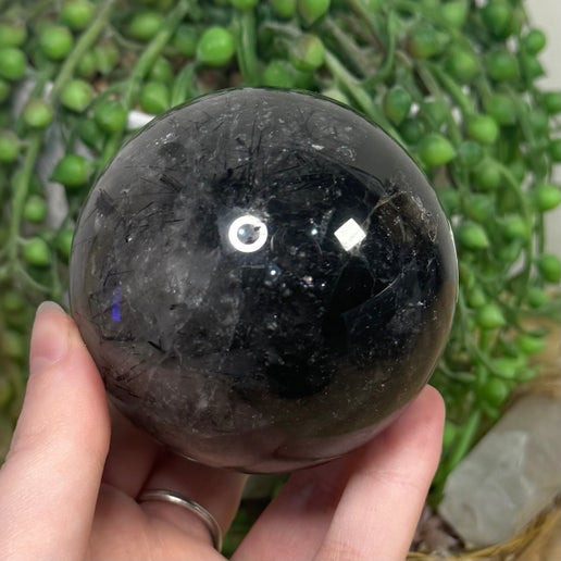 Tourmaline In Quartz Sphere (G491)