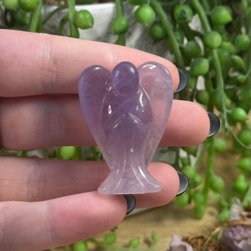 Purple Fluorite Angel (G75)