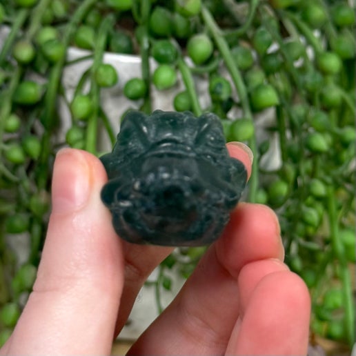 Green Fluorite Crocodile (L398)