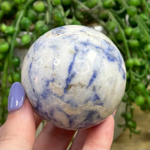 Blue Afghanite Sphere (J126)