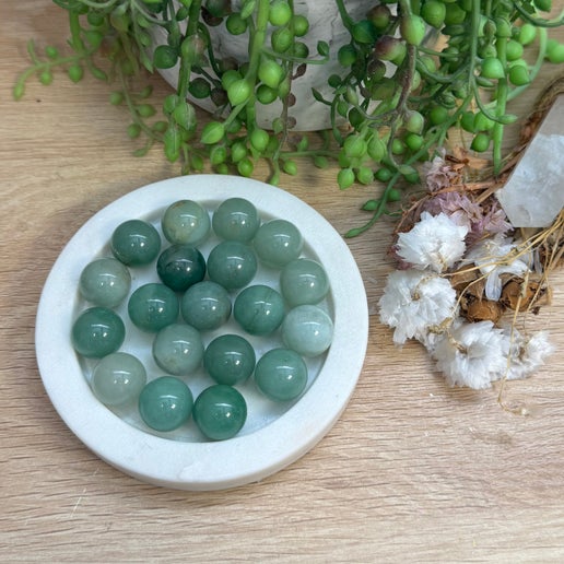 Green Aventurine Cage Mini Sphere