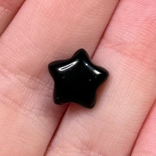 Black Obsidian Tiny Star