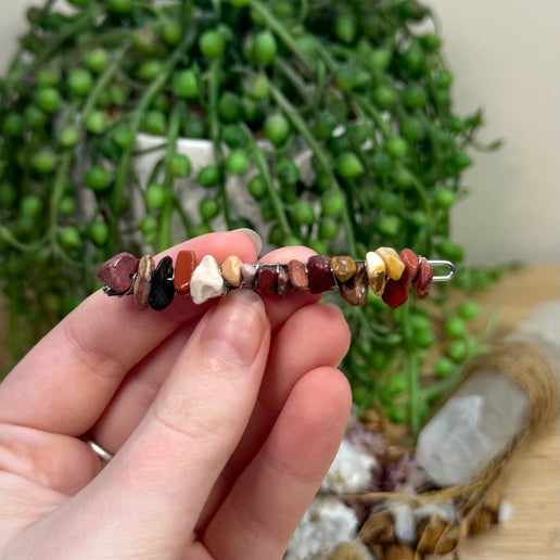 Mookaite Hair Clip