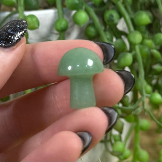 Green Aventurine Mini Mushroom