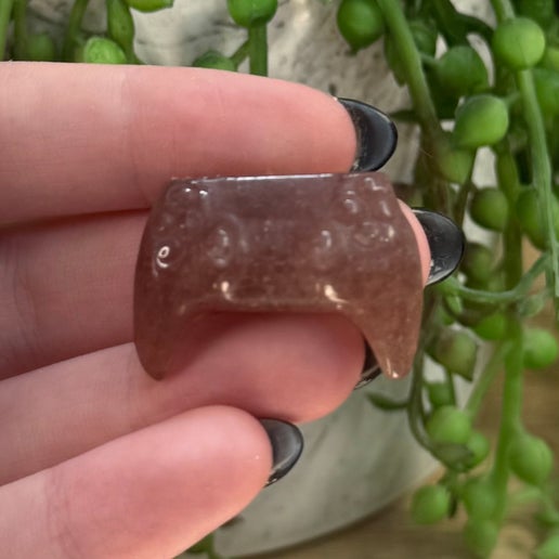 Strawberry Quartz Gaming Controller (J28)