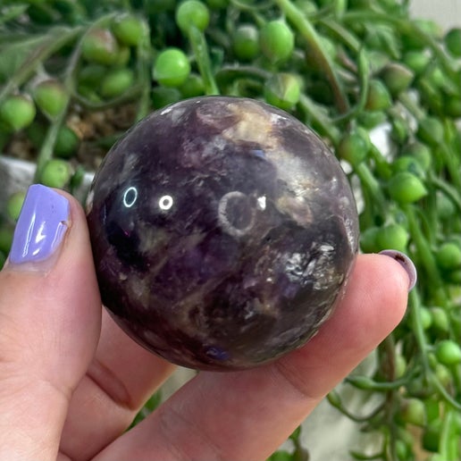 Purple Mica Sphere (I489)