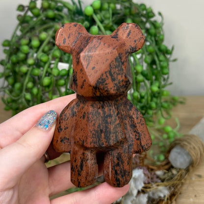 Mahogany Obsidian Bear (K946)