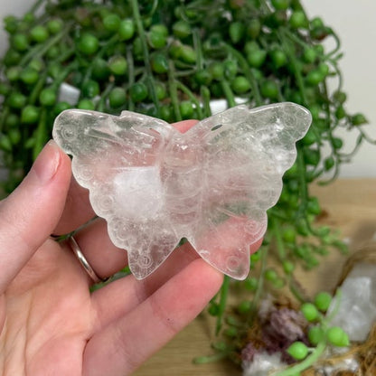 Clear Quartz Butterfly (I246)