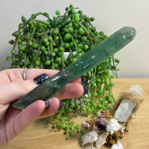 Green Fluorite Spoon (C817)