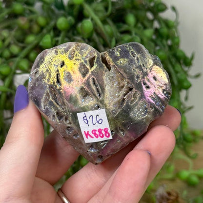 Aura Sphalerite Heart (K888)