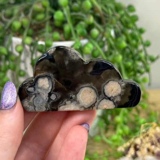 Black Flower Agate Cloud 6