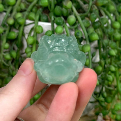 Green Fluorite Crocodile (L388) (L386) (L387)