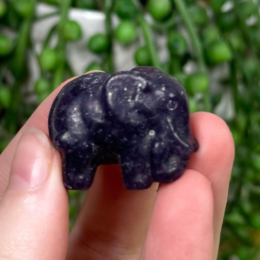 Lepidolite Elephant (J374)