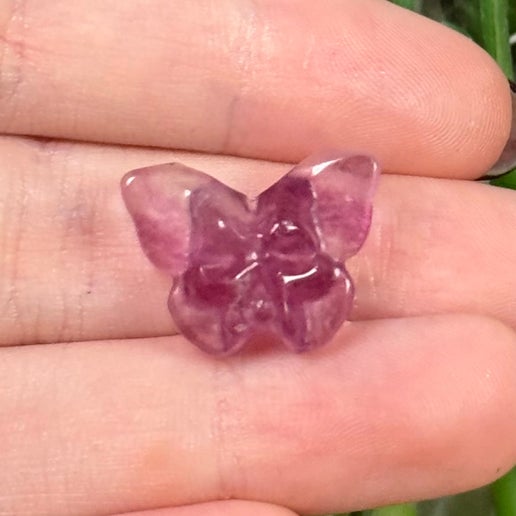 Fluorite Mini Skull Butterfly