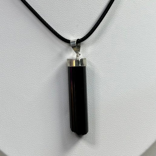 Black Tourmaline Necklace (J207)