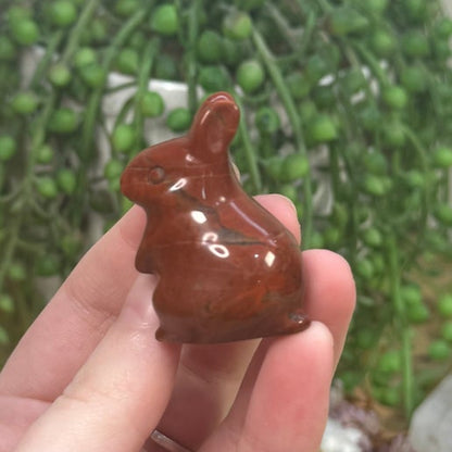 Red Jasper Bunny (K324)
